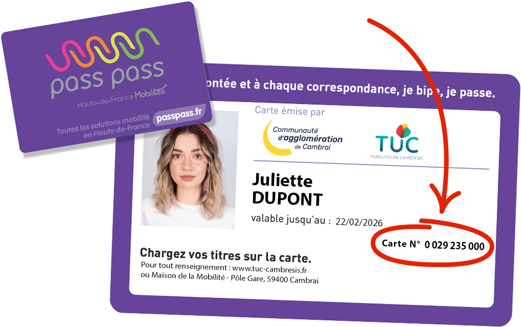 Le numéro se situe en bas à droite de la carte